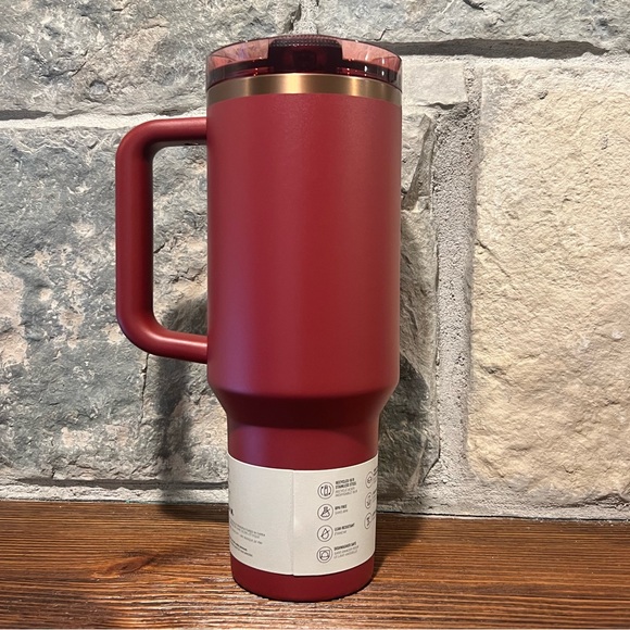 🍒Gilded Pomegranate🍒Sold Out THE QUENCHER PROTOUR FLIP STRAW TUMBLER | 40 OZ NWT - Picture 4 of 7